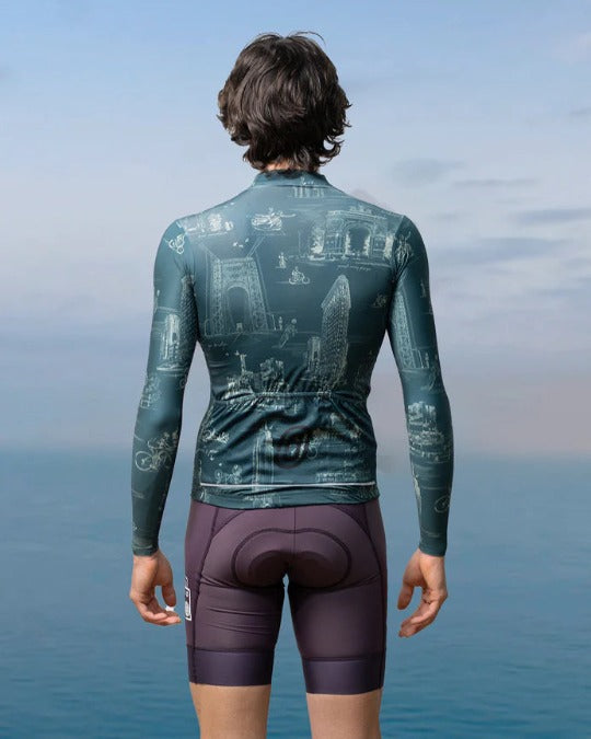 NYC Monuments Lightweight Long-Sleeve Jersey | Tricota manga larga Hombre