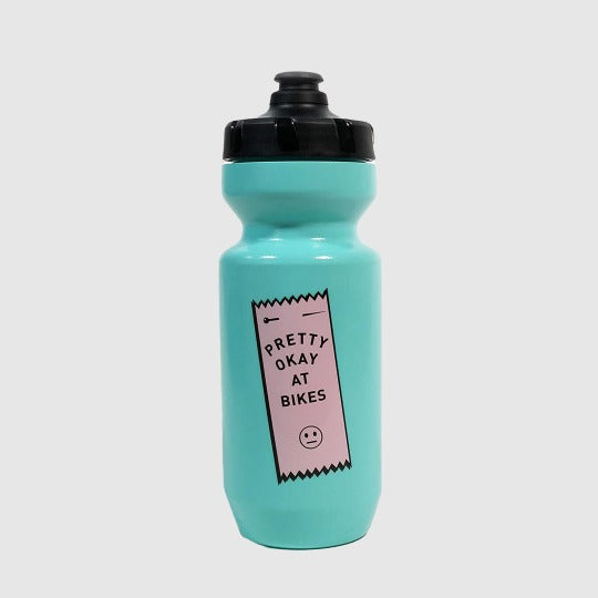 Pretty Okay At Bikes ™ Bottle | Caramagnola Botella Ciclismo